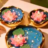 Lotus Pond - Urli Candles Set of 3