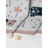 Favori Baby Blanket Mom & Baby Elephant Design, 100% Cotton Knitted
