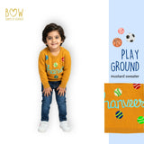 Boys Customised Playground Sweater - Mustard