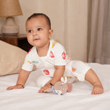 Bubz Bamboo Baby Romper - Soft Breathable Two-Way Zip - New York