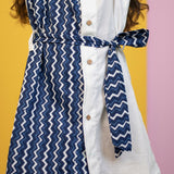 Mamarill Girls The Ocean Waves Dress Features A Pristine White Dress