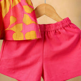 Casa Ninos Pink Bloom Summer Co-ord Set
