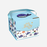 LSB 16 pcs Blue Whale Newborn Hamper/Gift Box for Baby, 0-6 months
