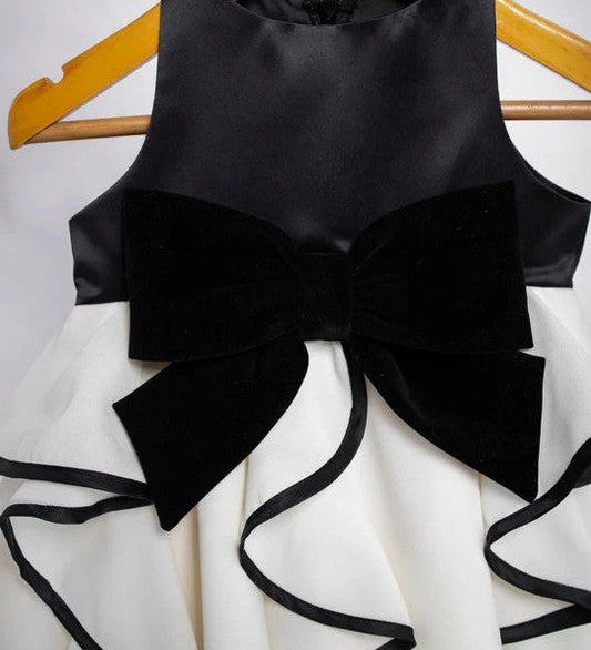 Swirly Dress with Bow
