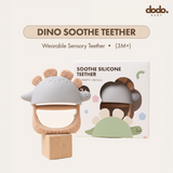 Dodo Baby Dino Soothe Teether Blue