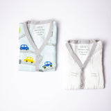 Aariro Muslin Jabla set - Let's travel (2 Pcs)