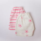 Aariro Muslin Shorts - Pink Floral