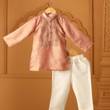 Casa Ninos Peach Noor Kurta Pajama Set