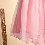 Casa Ninos pink Haltes Neck Kurti With Sharara