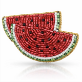 Little Pink Llama Watermelon-Brooch