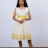 Di & De Premium Handloom Kasavu Frock
