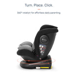 Growgether RYDDA 360° Rotating Car Seat 0-12 Years (0-36 kg) | 1 Year Warranty