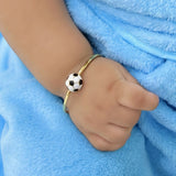 Football baby bangle