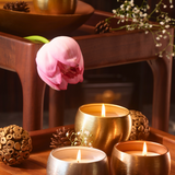 Treasure Lights – Set of 3 Metallic Candles