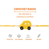Babies Of Wonder Car Rakhi - Yellow