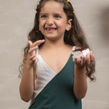 Mamarill Girls Breeze Block Dress Combines In A Unique Color Block Design.