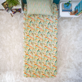 Zookeeper Forest Echoes Bedsheet And Shams Set