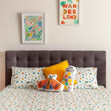 Zookeeper Ribbons And Flowers Sheet And Shams Set