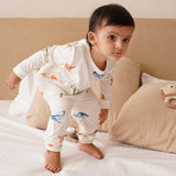 Bubz Bamboo Baby Long Co-rd Set - Soft Breathable Outfit - Under the Sea