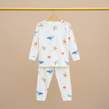 Bubz Bamboo Baby Long Co-rd Set - Soft Breathable Outfit - Under the Sea