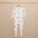 Bubz Bamboo Baby Zipsuit - Two-way zip sleepsuit - Under the Sea