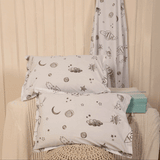Glow In The Dark To Moonlit Magic Bed Sheet