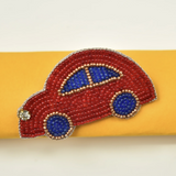 Little Pink Llama Happy Wheels-Red- Brooch