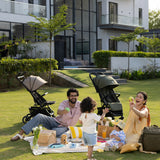 Growgether GOLITE Travel Cabin Compatible Lightweight Stroller| 0-4 Years (Up to 22 kg) - Grey
