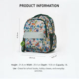 Zookeeper Jungle Kids School Backpack For Boys & Girls Age 2–5 Years