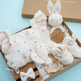 Pure Cloth Baby Girl Gift Hamper | Polka-Off White