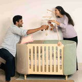 The Cozy - Convertible Sofa Crib Liveable Green