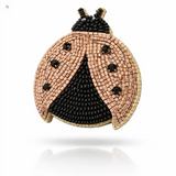 Little Pink Llama Ladybug-Hair Clip