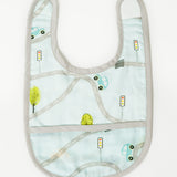 Aariro Classic Muslin Bib - Let's travel