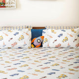 Zookeeper Chasing Cars And Clouds Bedsheet And Shams Set