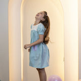Mamarill Girls A Light Mint-Green Frock