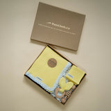 Organic Muslin Baby Swaddle/Blanket With Lace | Mellow yellow