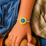 Babies Of Wonder Flower Rakhi - Blue