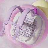 Little Surprise Box,Dewy the Smiley Monster, 3d Lightweight Ergo Backpack for Toddlers and Kids 