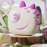 Little Surprise Box,Dewy the Smiley Monster, 3d Lightweight Ergo Backpack for Toddlers and Kids 