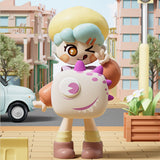 Little Surprise Box,Dewy the Smiley Monster, 3d Lightweight Ergo Backpack for Toddlers and Kids 