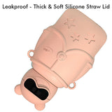 Little Surprise Box,DIY sticker Pink Specsy Ted Kids Water Botter, 500 ml