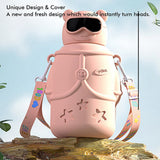 Little Surprise Box,DIY sticker Pink Specsy Ted Kids Water Botter, 500 ml