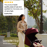 Loopie Hop Maroon Mulberry Baby Stroller