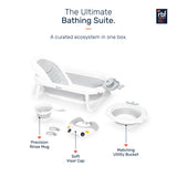Growgether 4-in-1 Baby Bath Tub Set | 0-36 Months (Up to 20 kg)