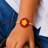 Babies Of Wonder Flower Rakhi - Yellow