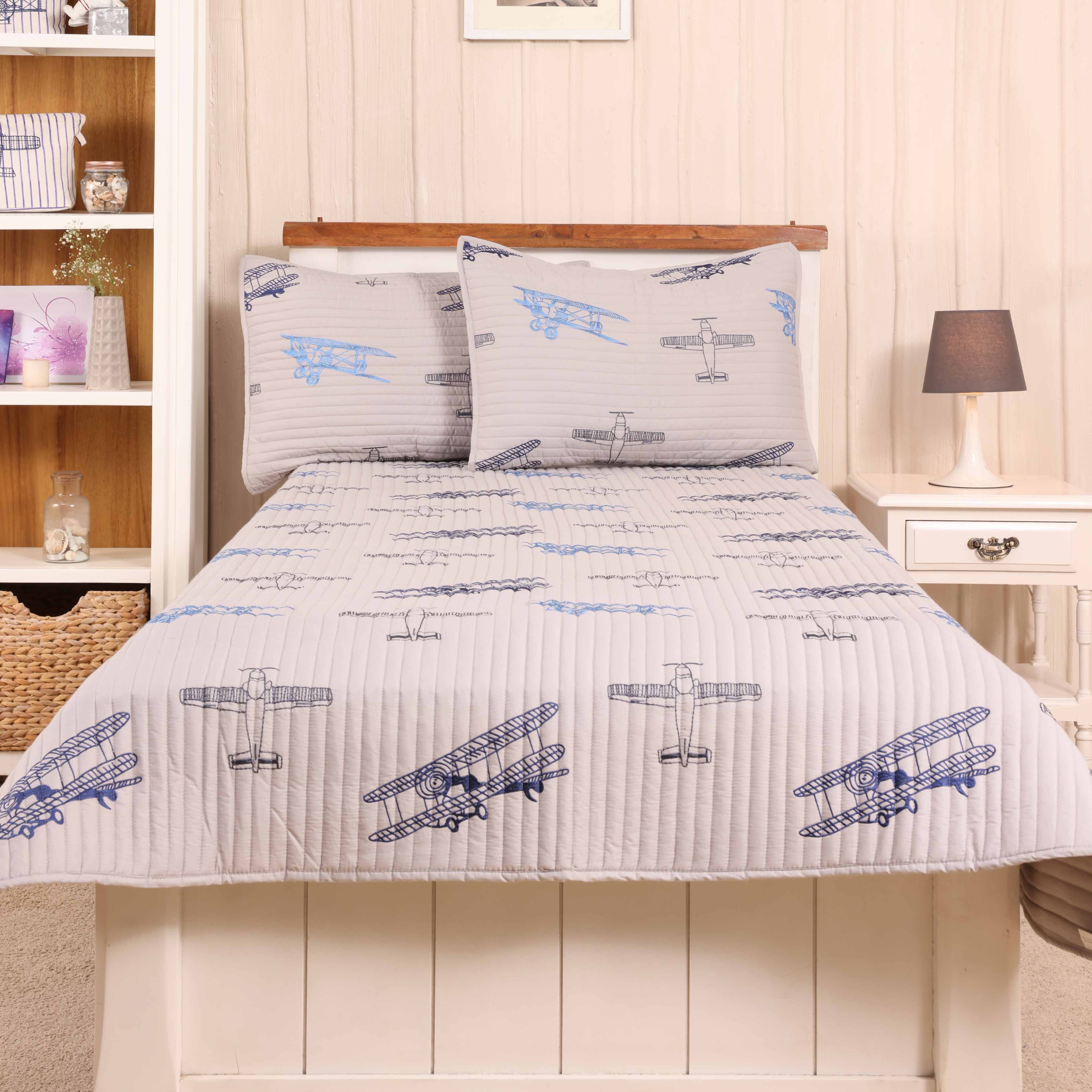Bedspread Sets Fly Away With Me Spacegrey