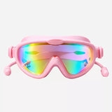 Pink Anti-Fog UV Protection Leakproof Swim Goggles for Kids, 7–15 Years