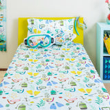 Zookeeper Sailor Goes To Sea Bed Sheet And Shams Set