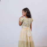 Di & De Premium Handloom Ethnic Wear Set Top With Skirt