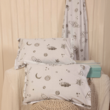 Glow In The Dark To Moonlit Magic Bed Sheet